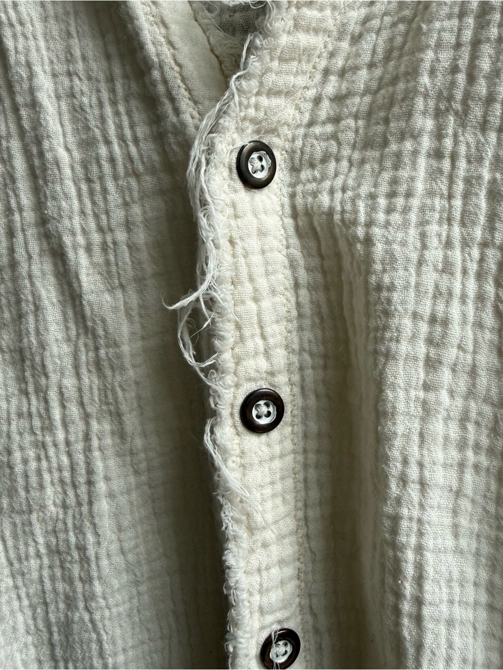 Free People Textured Button-Up - Picture 4 of 4